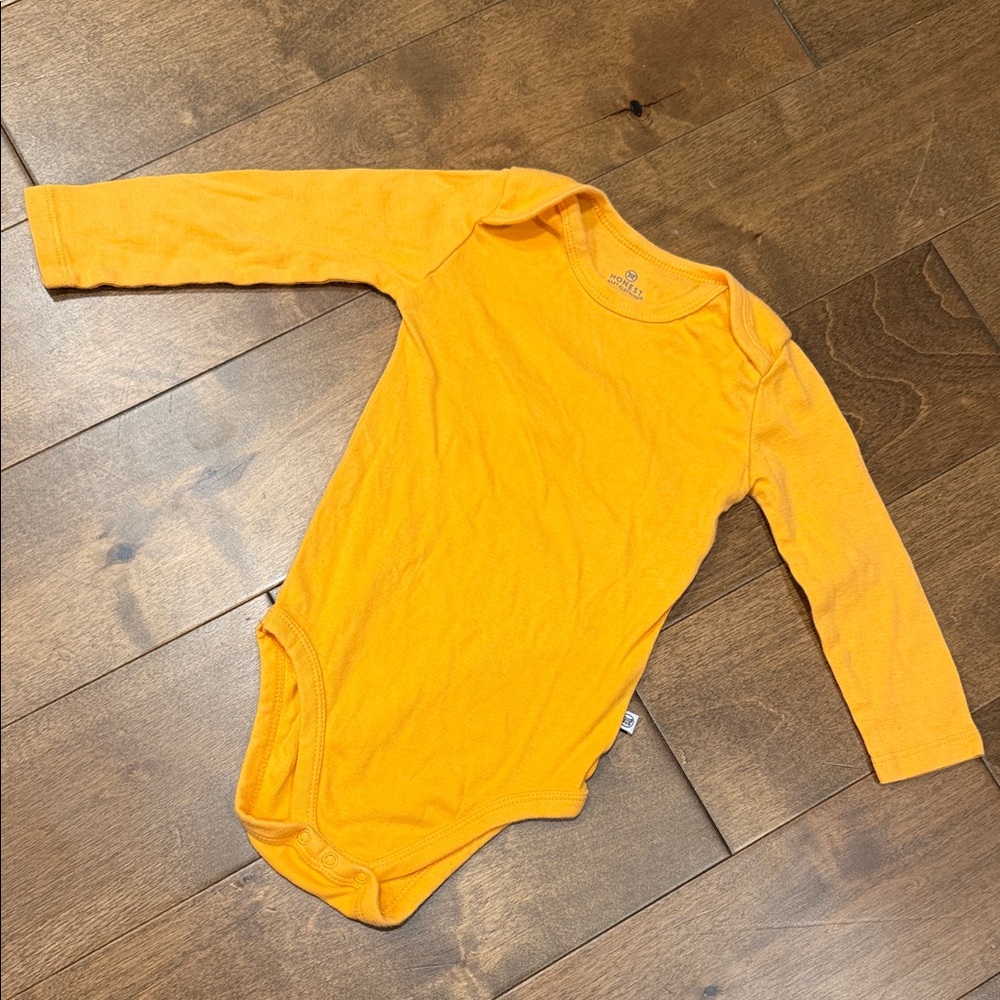 HONEST BABY CLOTHING long sleeve onesie body suit
